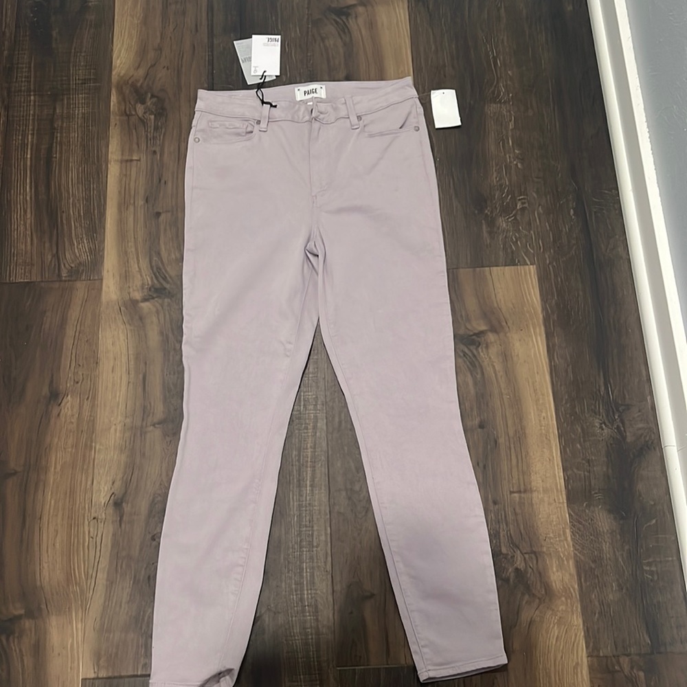 NWT Paige Jeans lilac size 30 waist